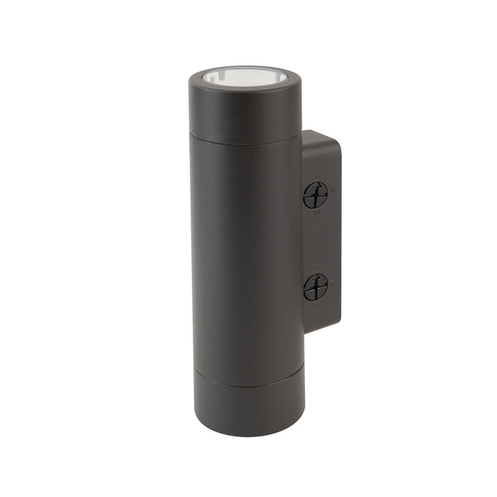 Wall Cylinder 12V 6.5IN AL 27/30/40K in Black on Aluminum by WAC Lighting