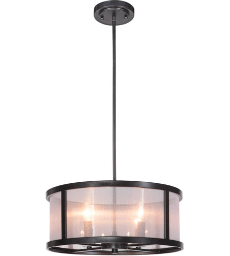 Danbury Pendant, 4-Light, by Craftmade