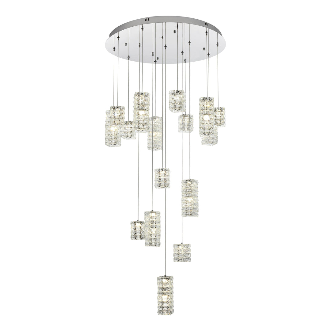 Aston Pendant in Chrome by Elegant
