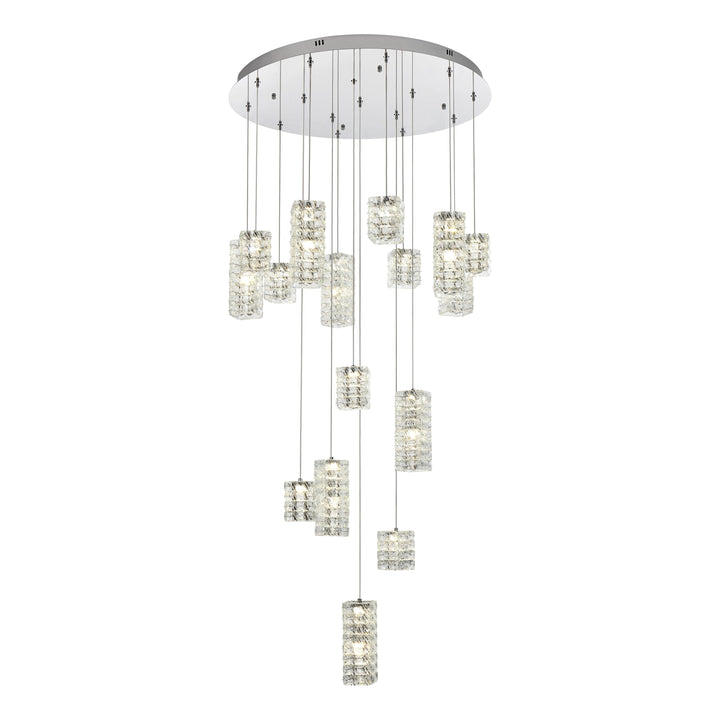 Aston Pendant in Chrome by Elegant