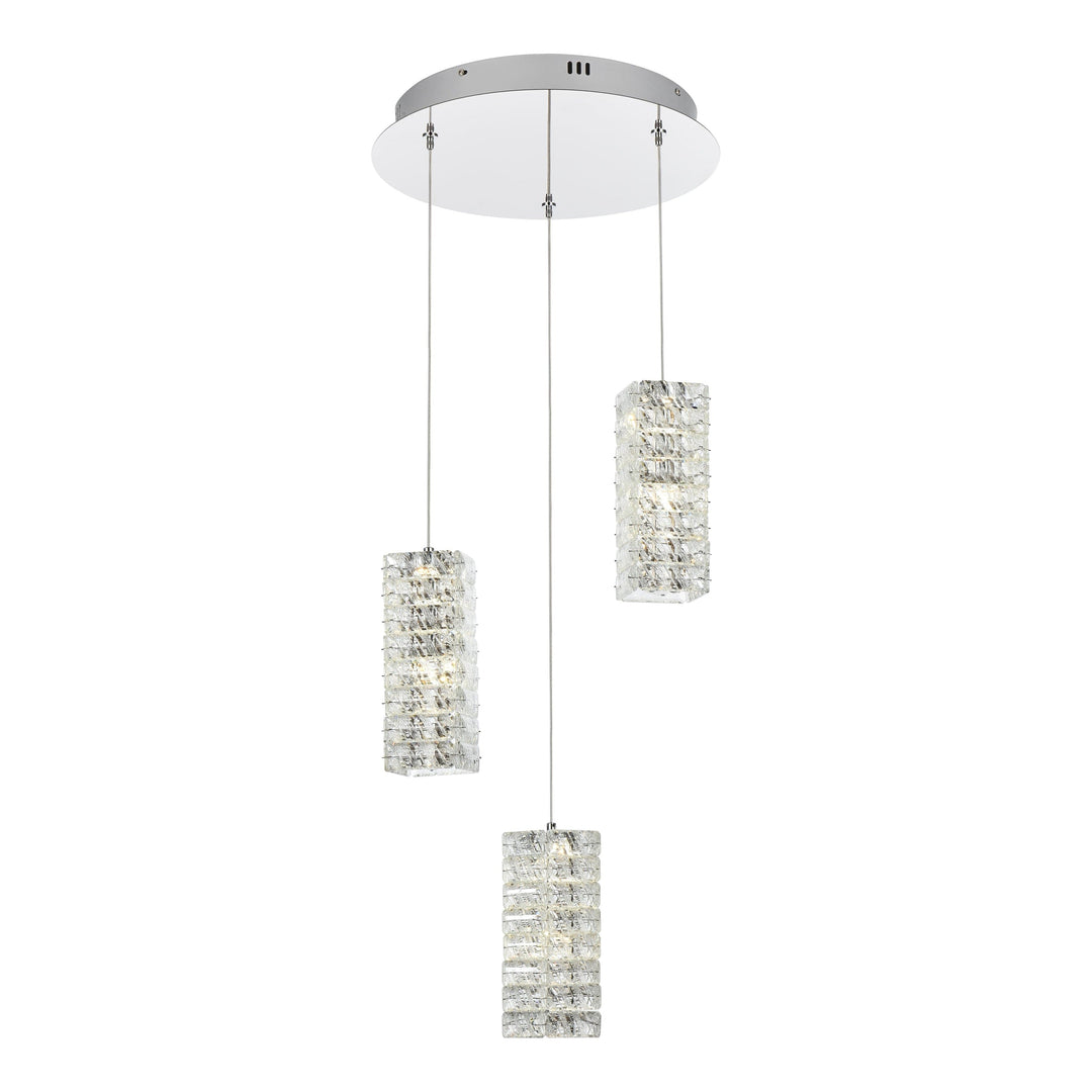 Aston Pendant in Chrome by Elegant