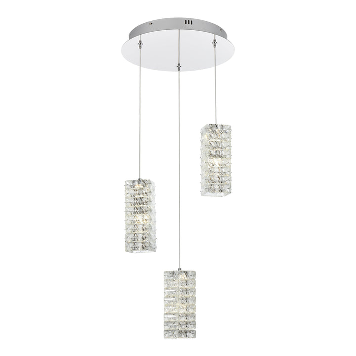 Aston Pendant in Chrome by Elegant