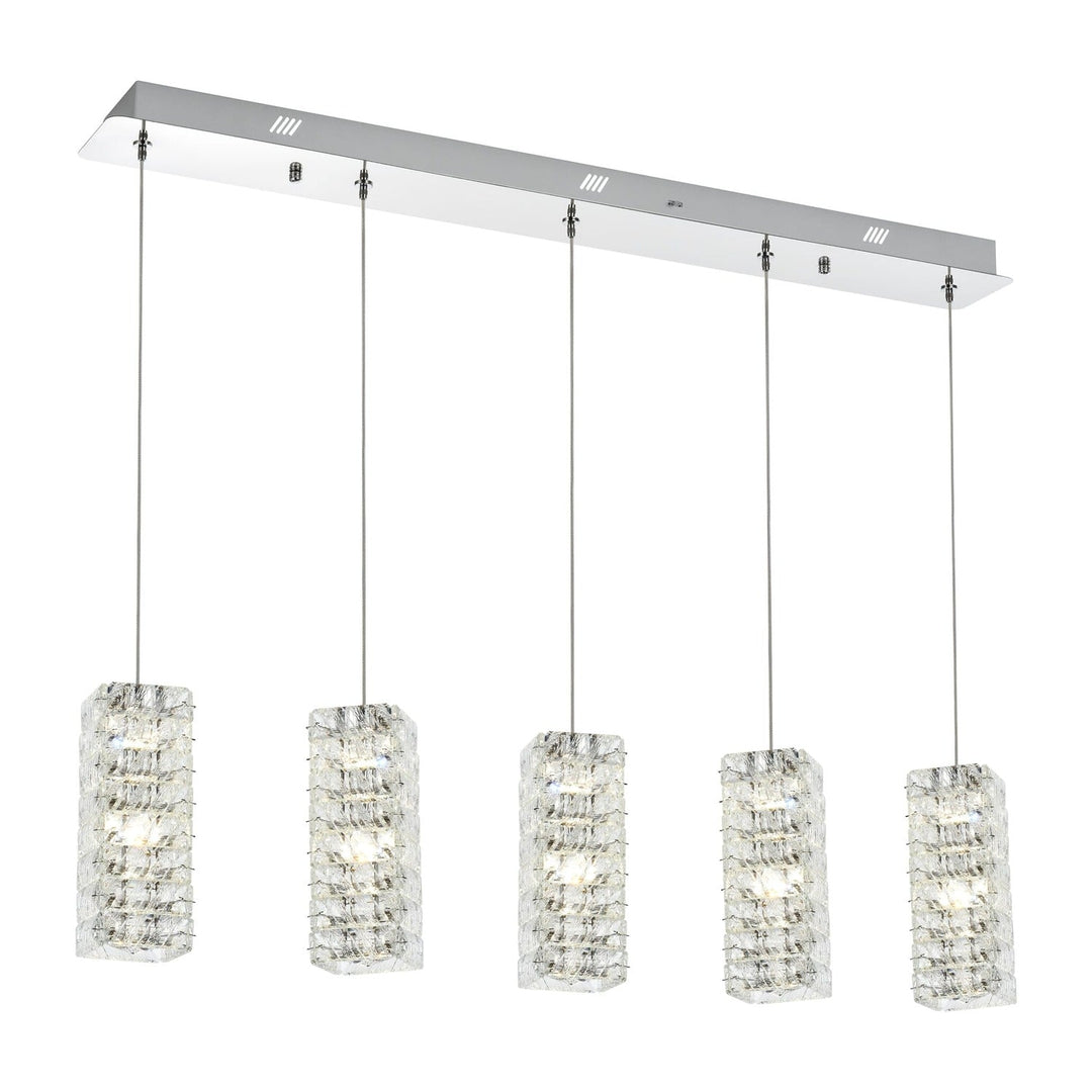 Aston Pendant in Chrome by Elegant