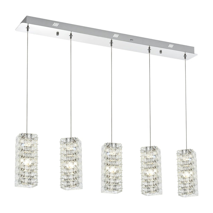 Aston Pendant in Chrome by Elegant
