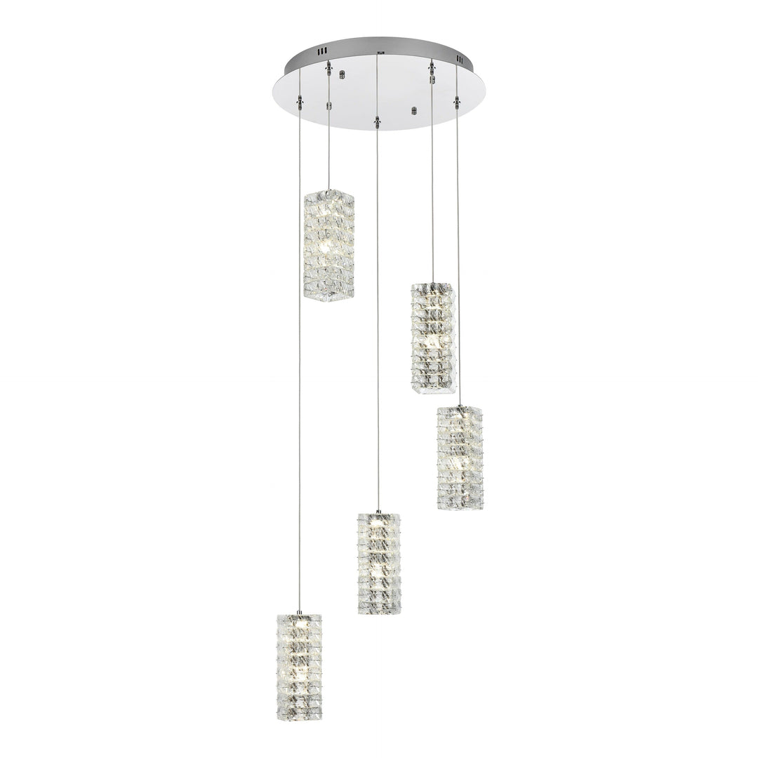Aston Pendant in Chrome by Elegant