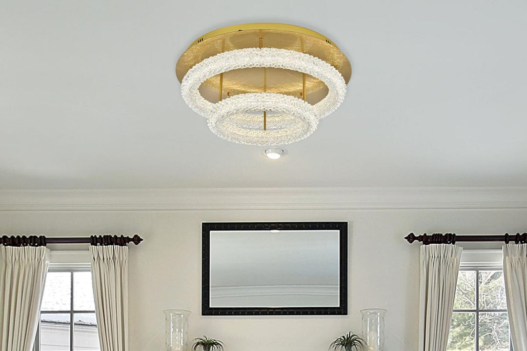 Bowen Flush Mount by Elegant - view 80
