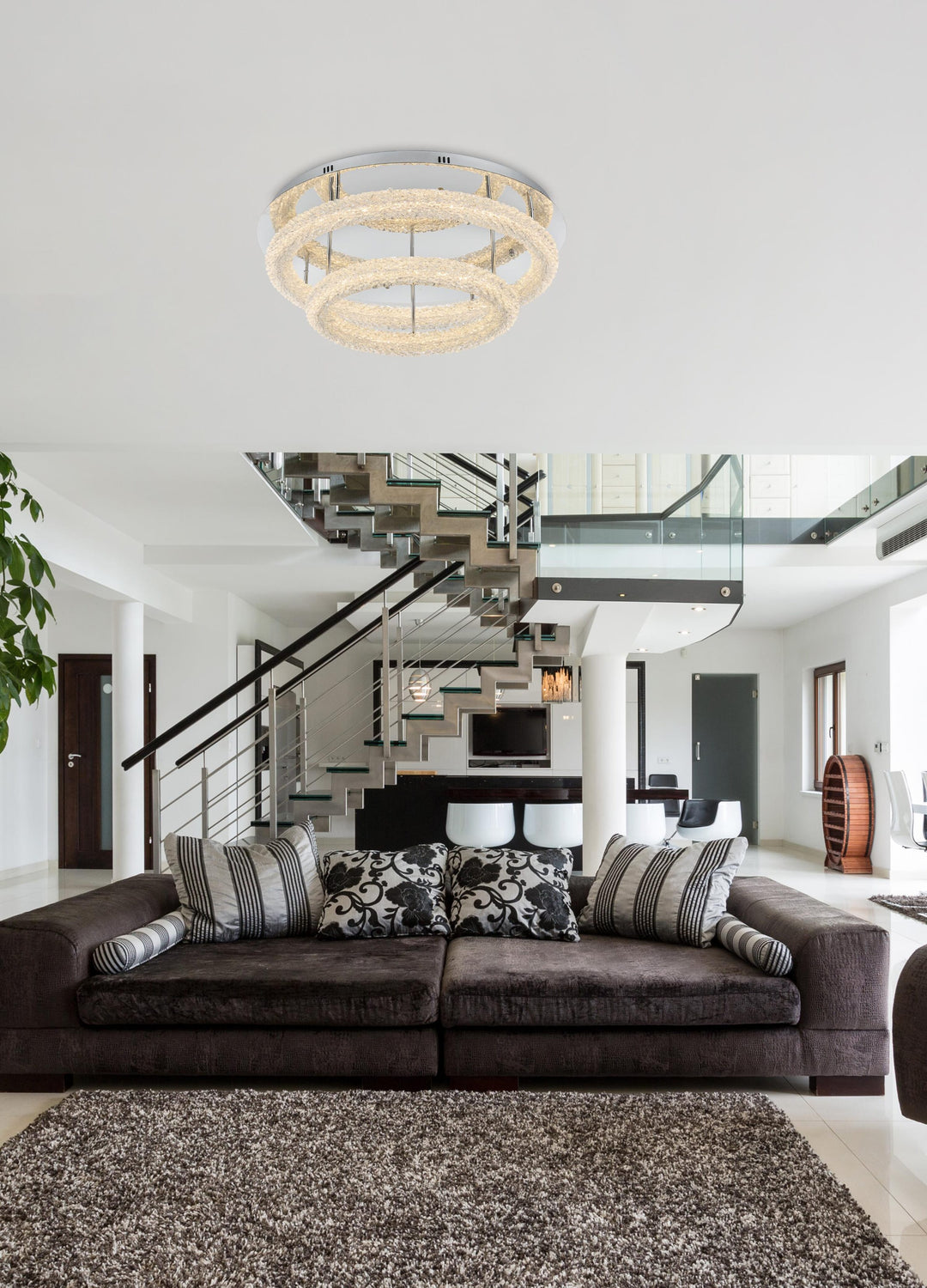 Bowen Flush Mount by Elegant - view 92