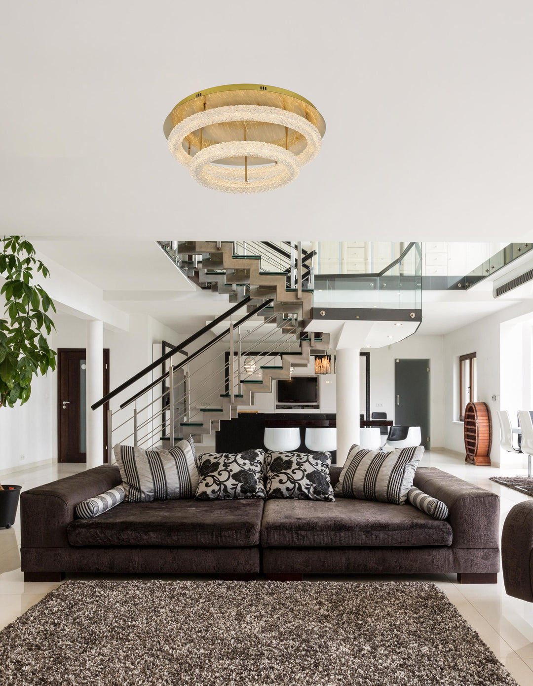 Bowen Flush Mount by Elegant - view 104