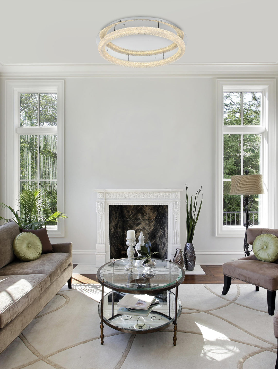 Bowen Flush Mount by Elegant - view 110
