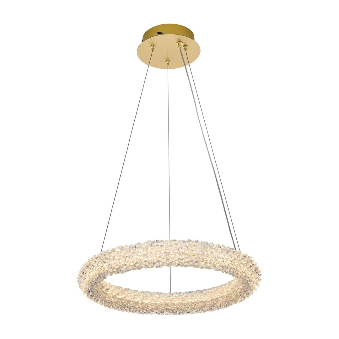 Bowen Chandelier in Satin Gold by Elegant