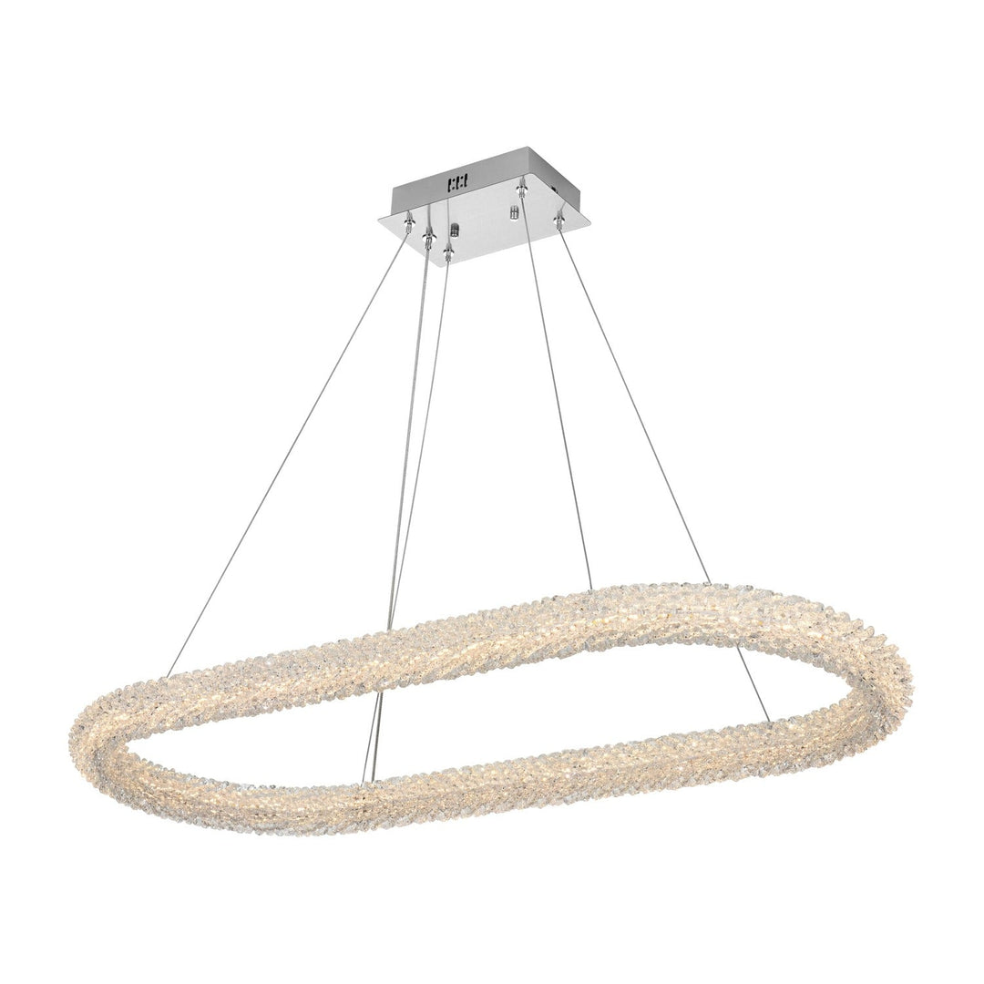 Bowen Chandelier in Chrome by Elegant