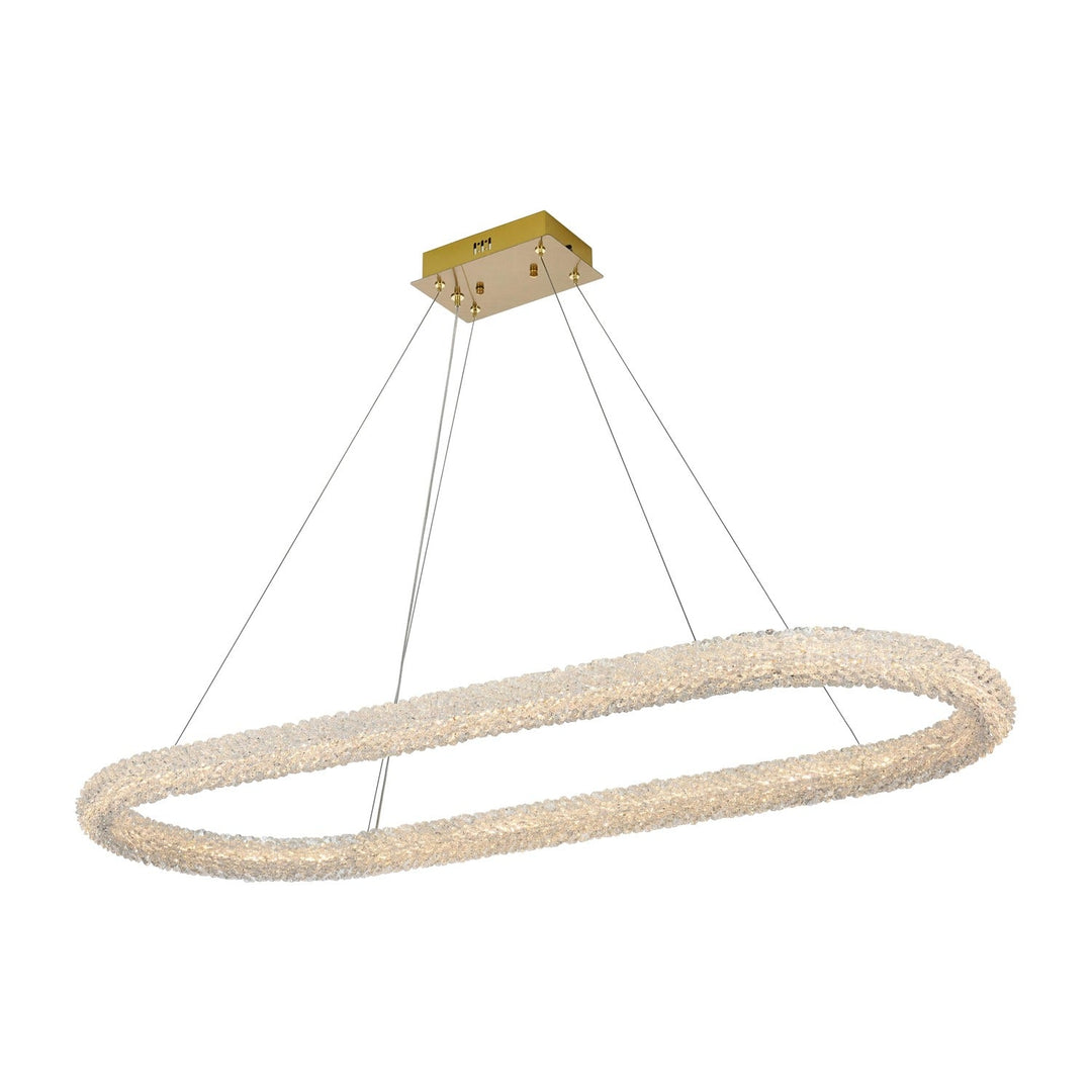 Bowen Chandelier in Satin Gold by Elegant