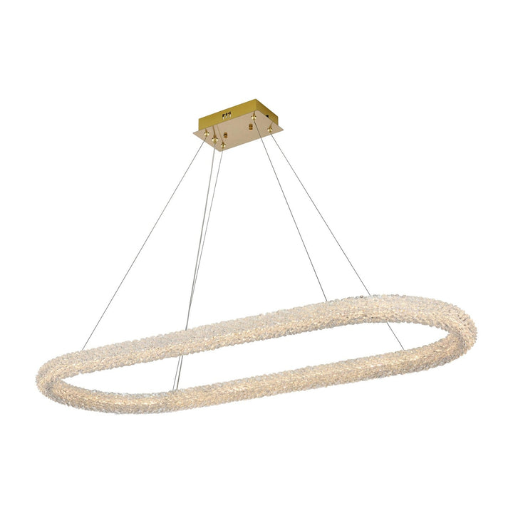 Bowen Chandelier in Satin Gold by Elegant