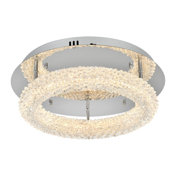 Bowen Flush Mount in Chrome by Elegant