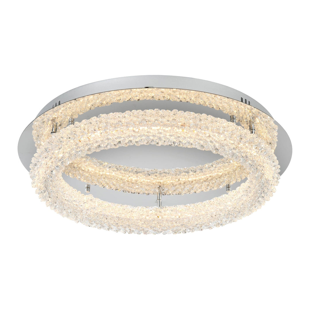 Bowen Flush Mount in Chrome by Elegant