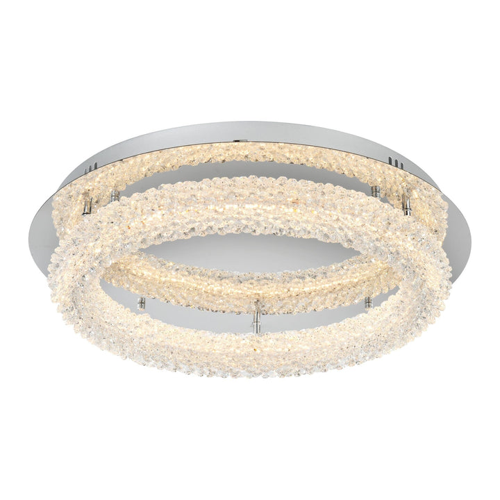Bowen Flush Mount in Chrome by Elegant