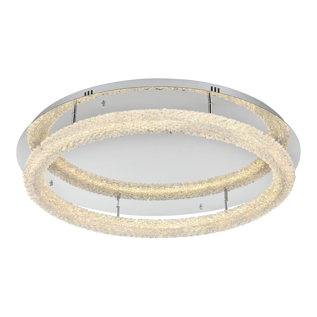 Bowen Flush Mount in Chrome by Elegant