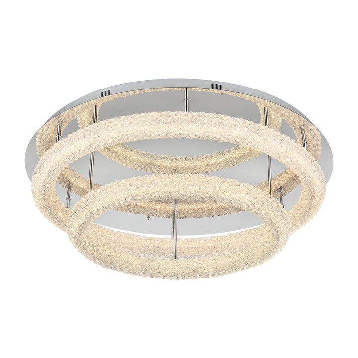 Bowen Flush Mount in Chrome by Elegant