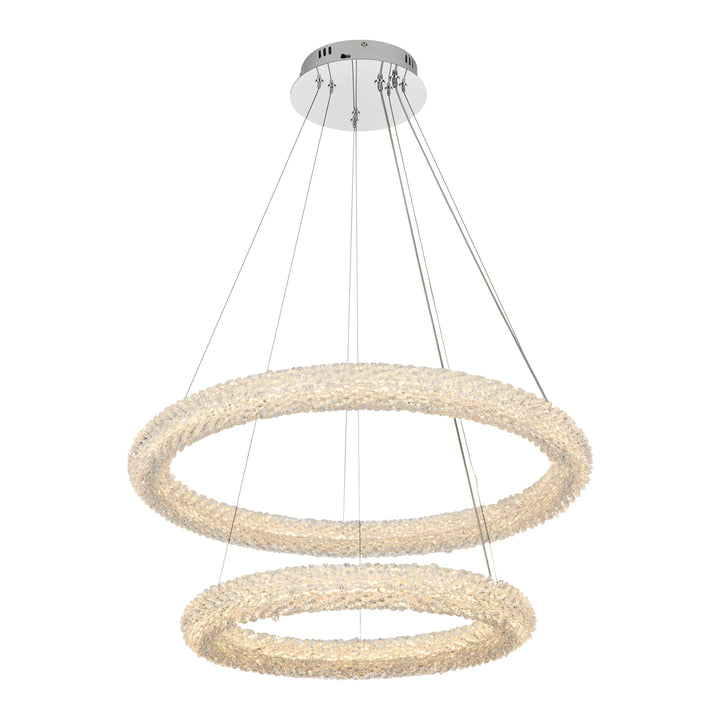 Bowen Chandelier in Chrome by Elegant