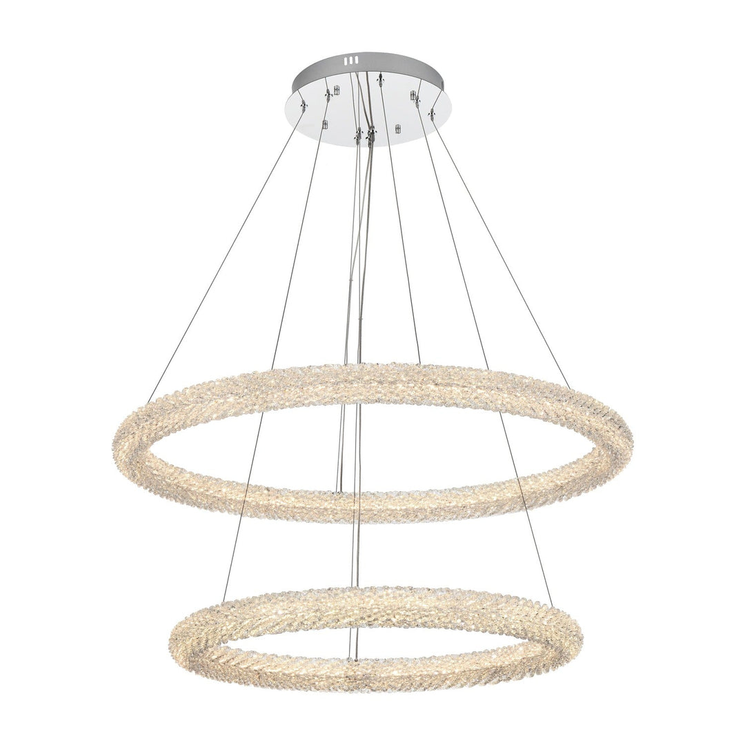 Bowen Chandelier in Chrome by Elegant