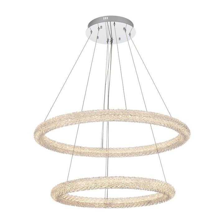 Bowen Chandelier in Chrome by Elegant