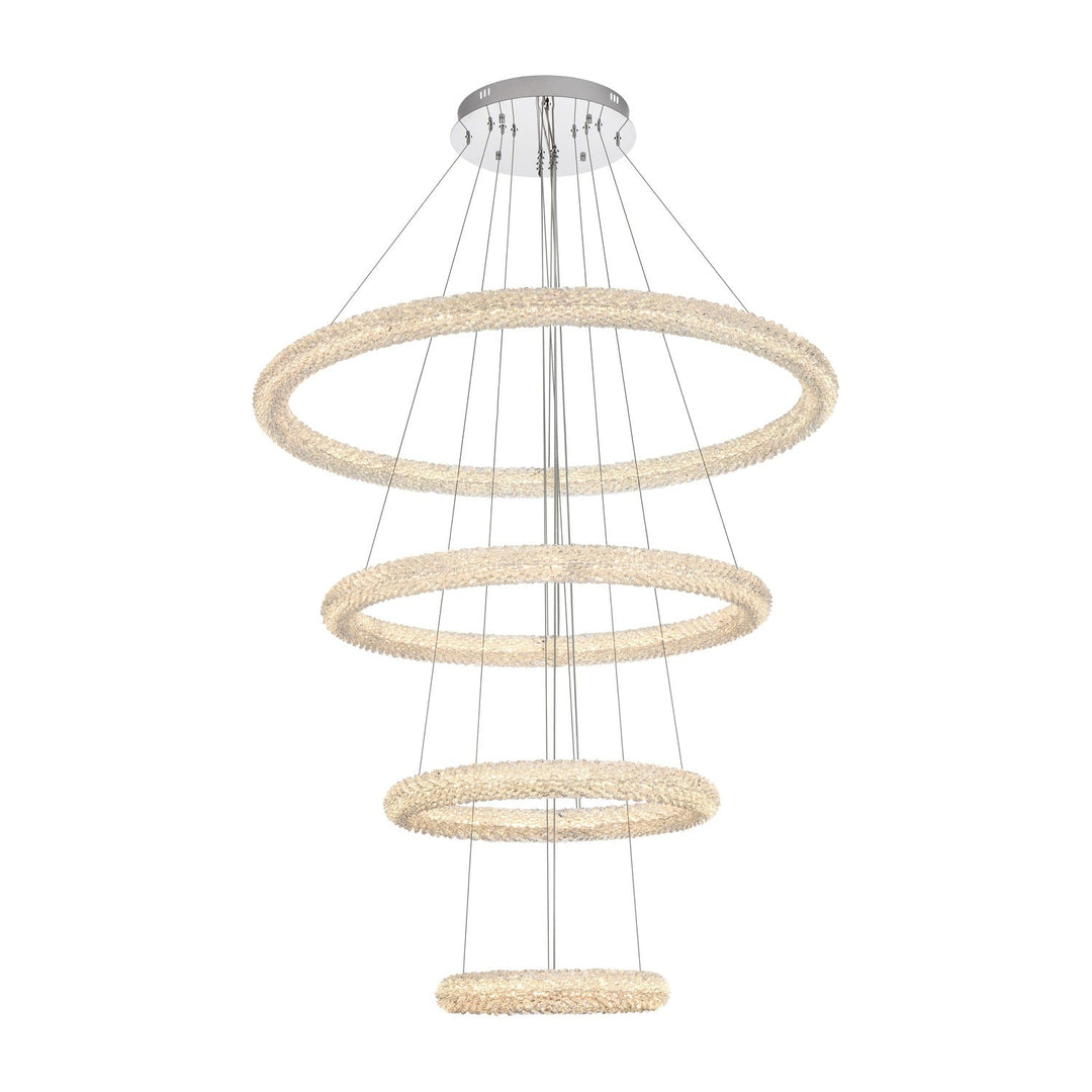 Bowen Chandelier in Chrome by Elegant