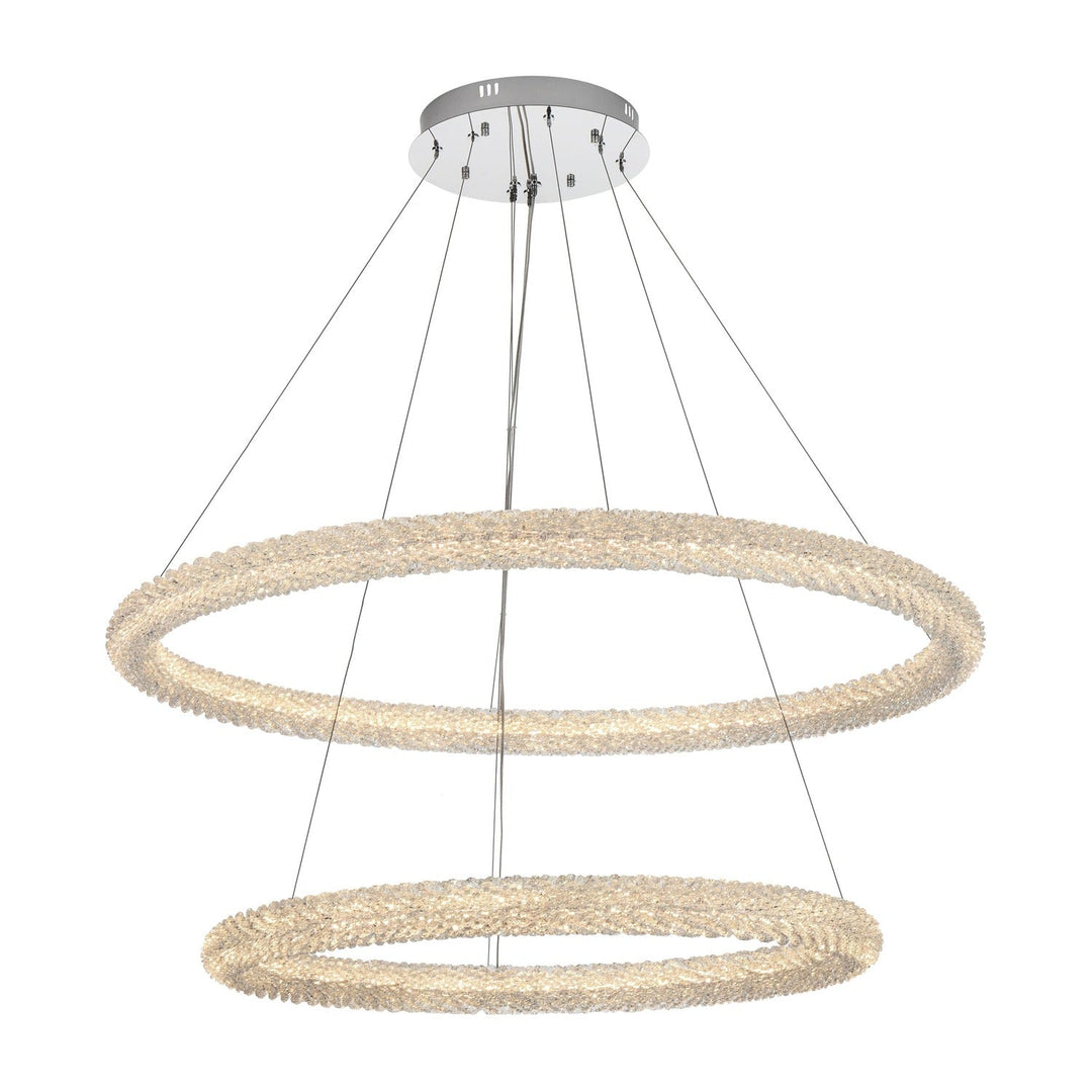 Bowen Chandelier in Chrome by Elegant