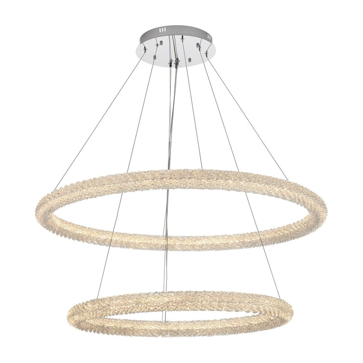 Bowen Chandelier in Chrome by Elegant