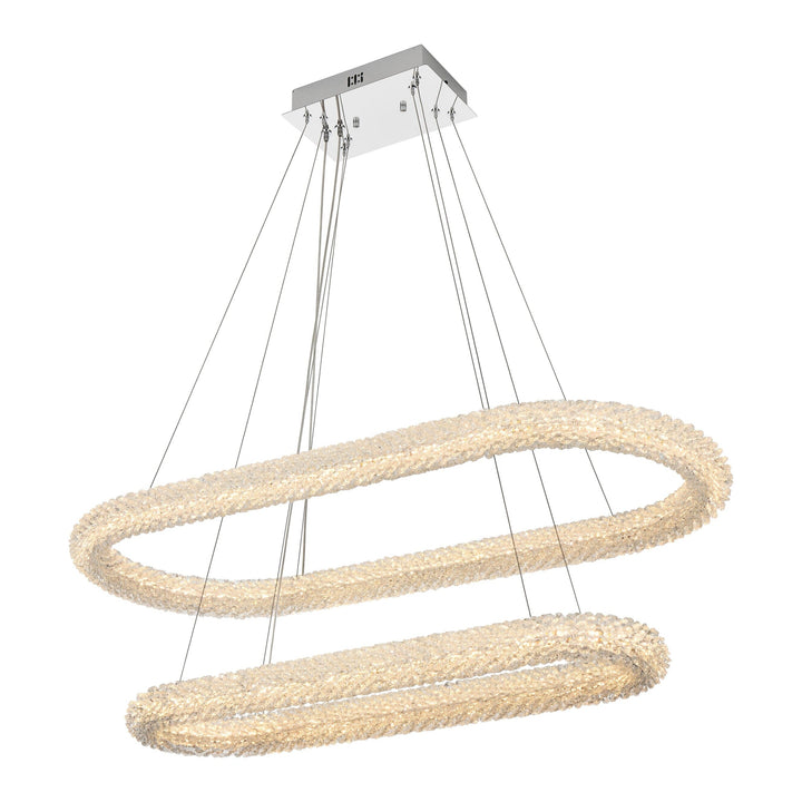 Bowen Chandelier in Chrome by Elegant