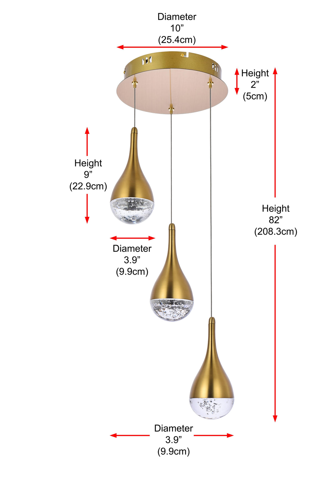 Amherst Pendant (3803) by Elegant - view 9
