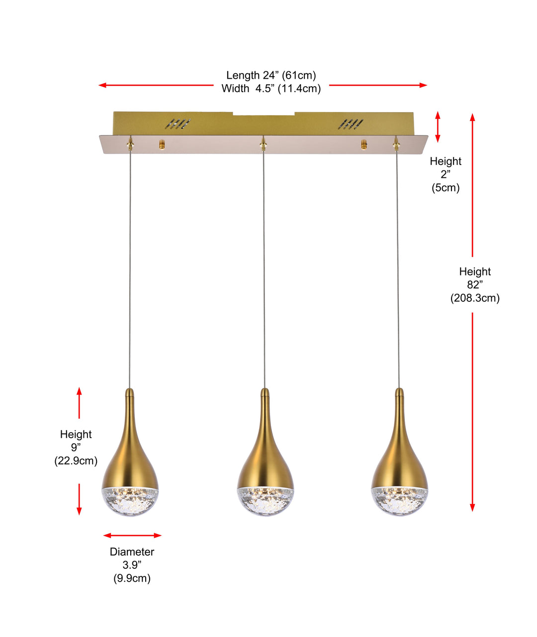 Amherst Pendant (3803) by Elegant - view 18