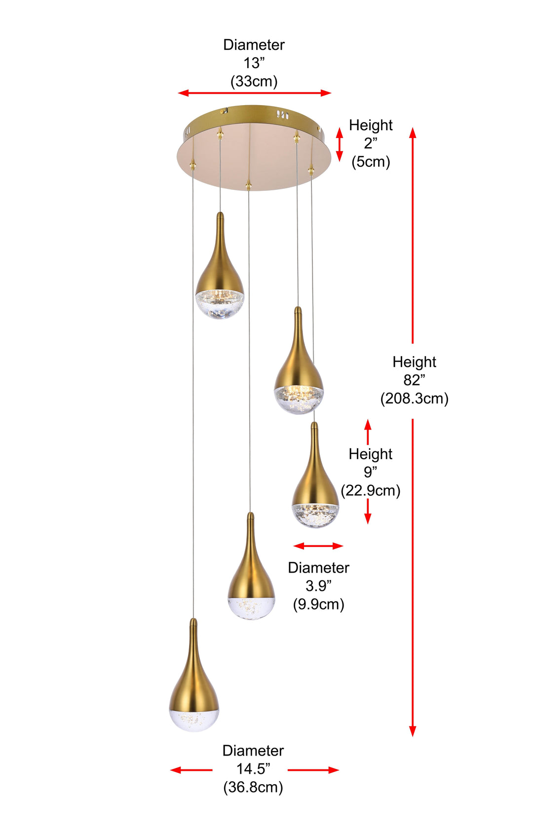 Amherst Pendant (3805) by Elegant - view 9