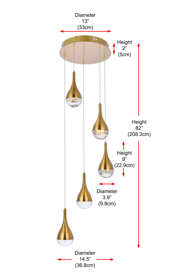 Amherst Pendant (3805) by Elegant - view 9