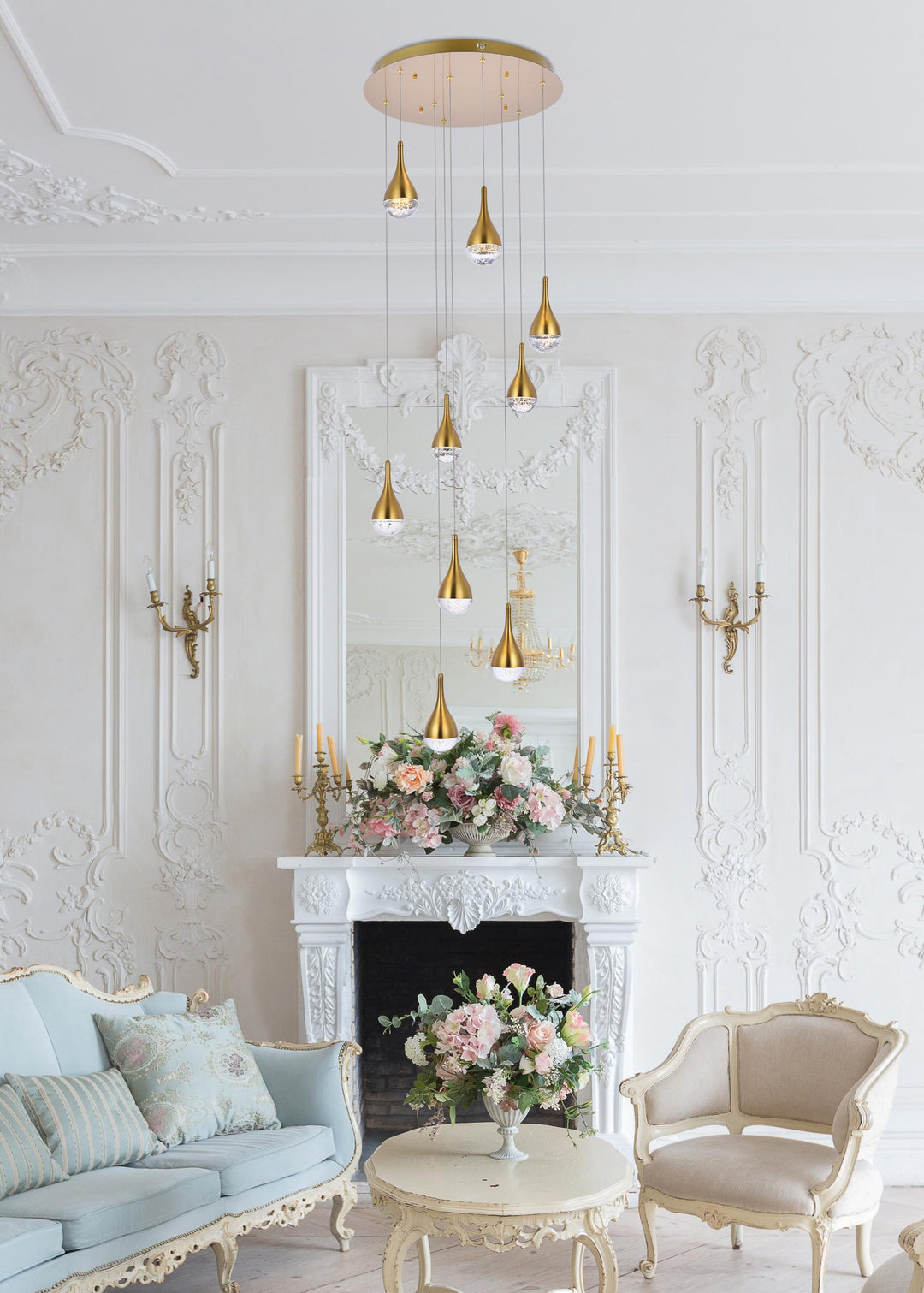 Amherst Chandelier (3809) by Elegant - view 8