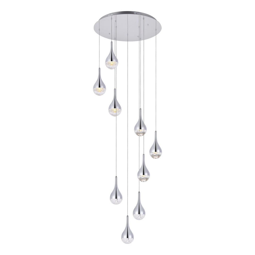 Amherst Chandelier (3809) in Chrome by Elegant
