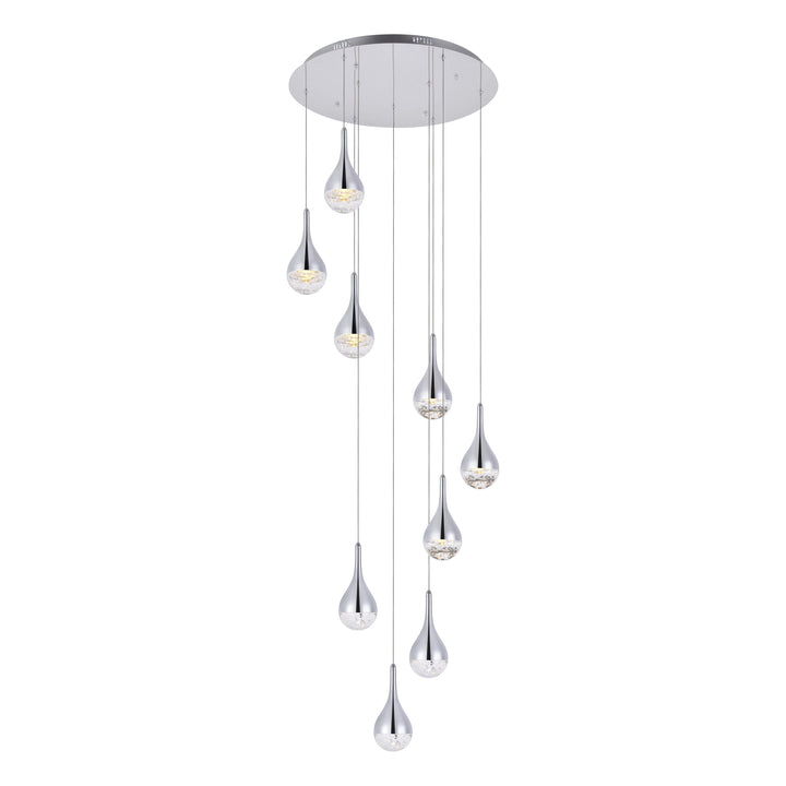 Amherst Chandelier (3809) in Chrome by Elegant