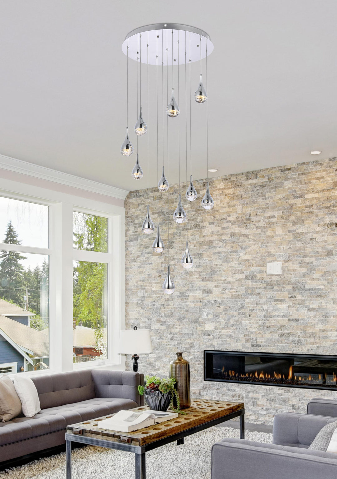 Amherst Chandelier (3813) by Elegant - view 2
