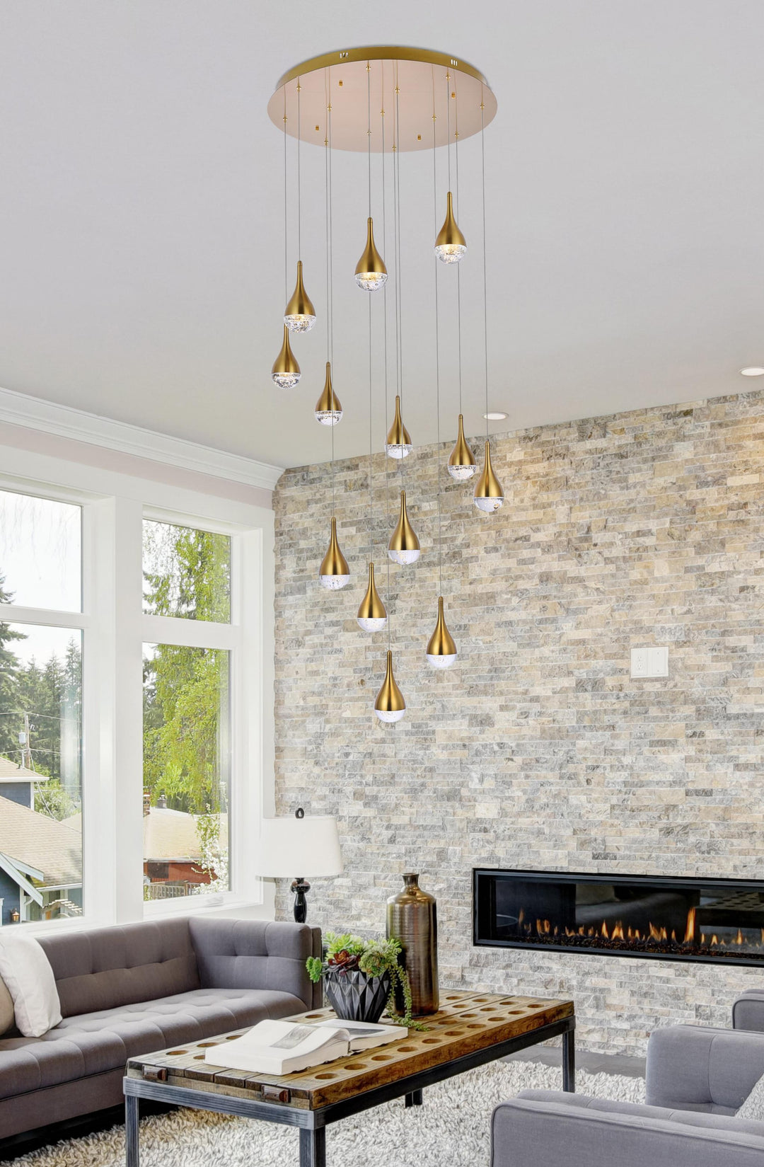 Amherst Chandelier (3813) by Elegant - view 11
