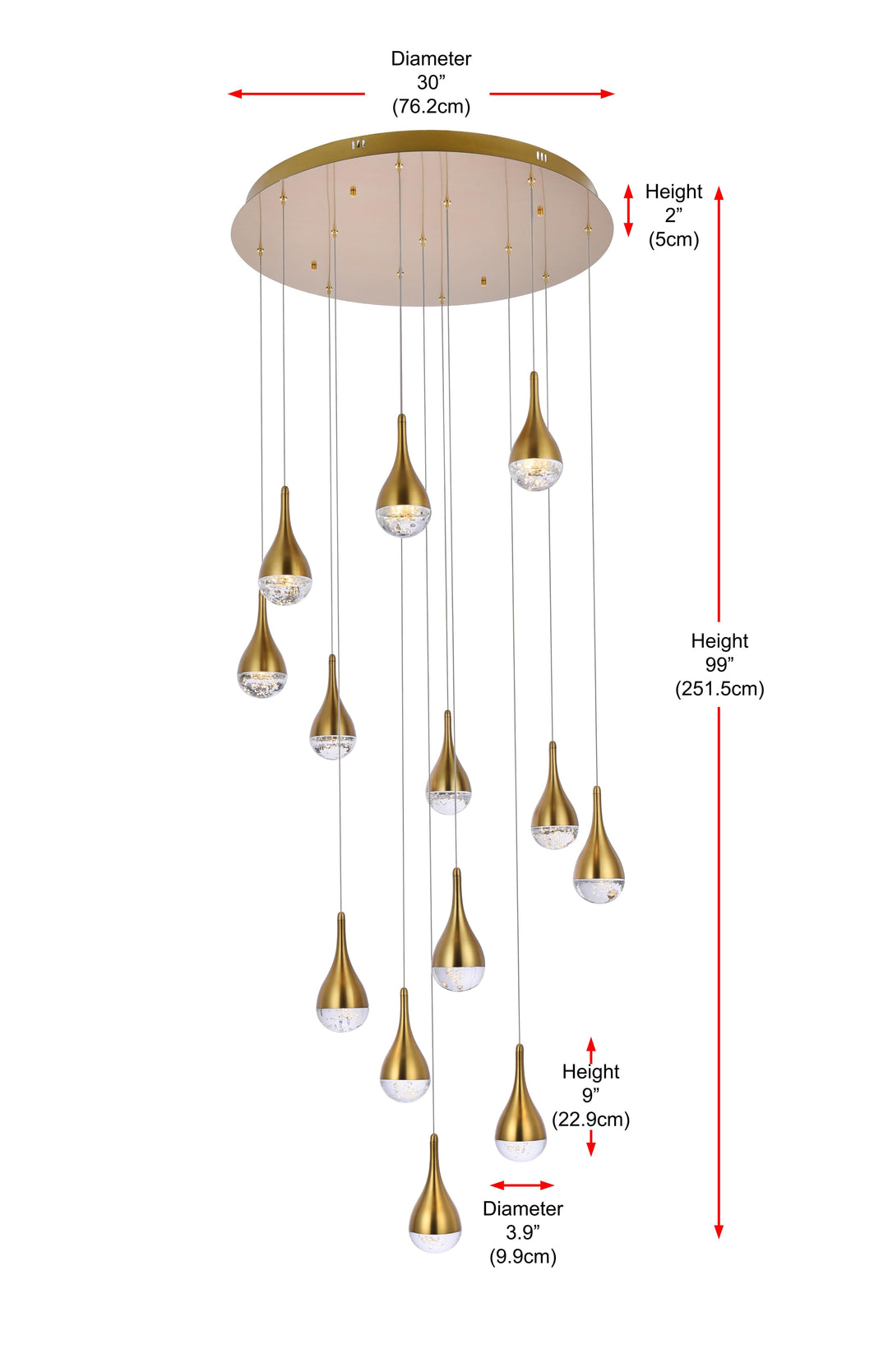 Amherst Chandelier (3813) by Elegant - view 18