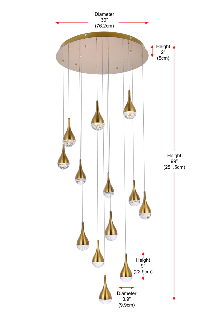 Amherst Chandelier (3813) by Elegant - view 18