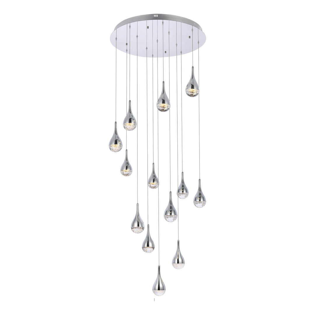 Amherst Chandelier (3813) in Chrome by Elegant
