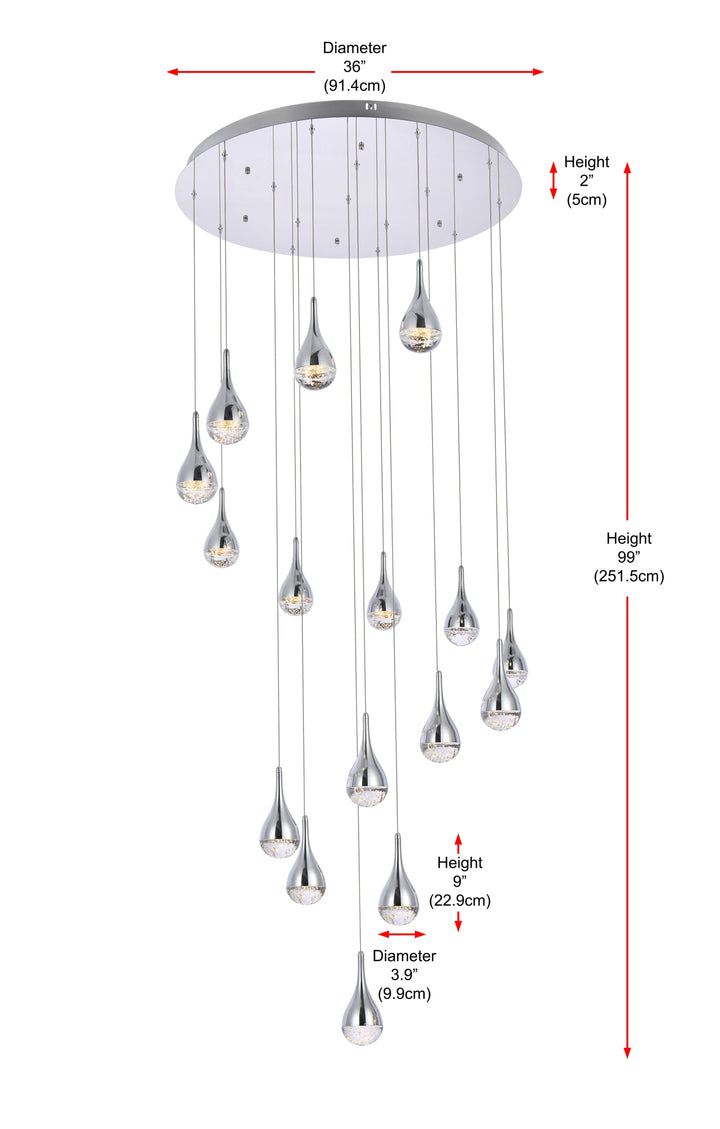 Amherst Chandelier (3816) by Elegant - view 9