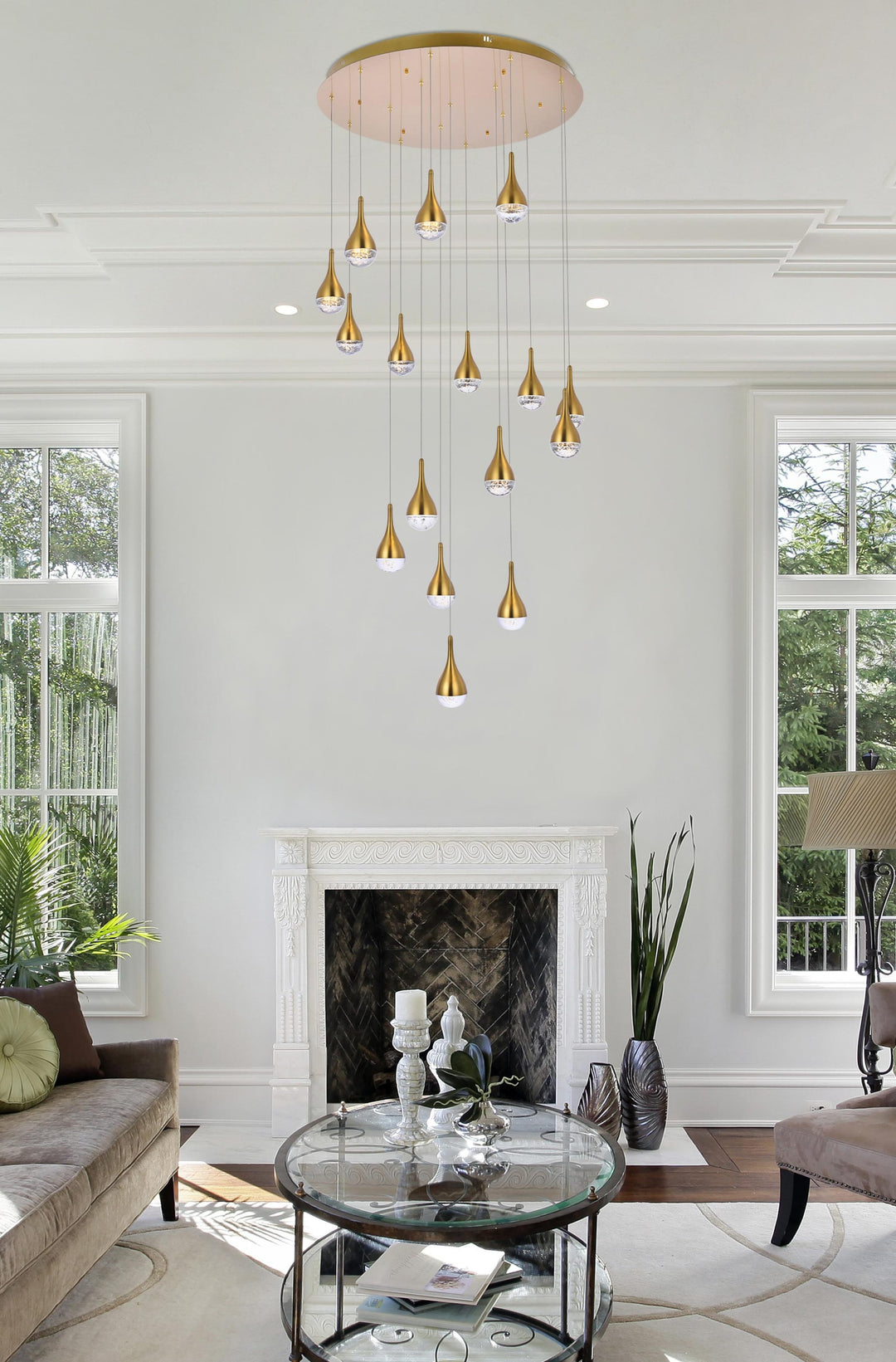 Amherst Chandelier (3816) by Elegant - view 11
