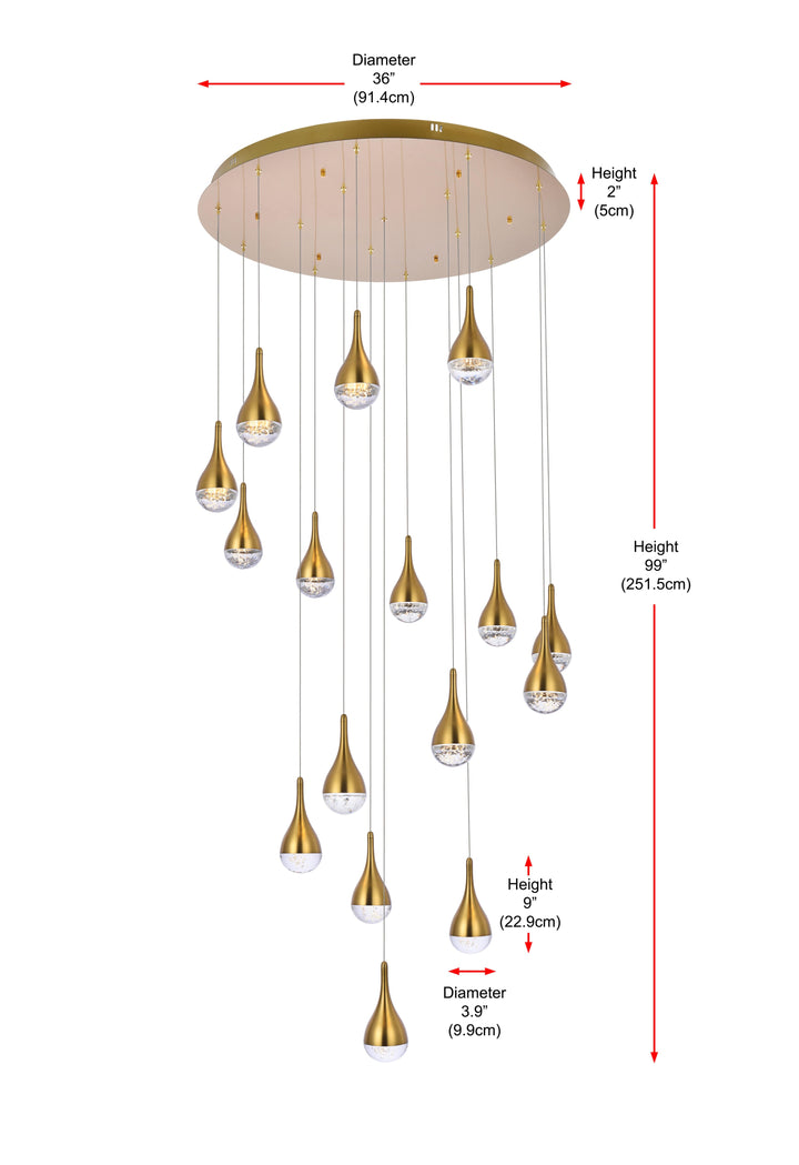 Amherst Chandelier (3816) by Elegant - view 18