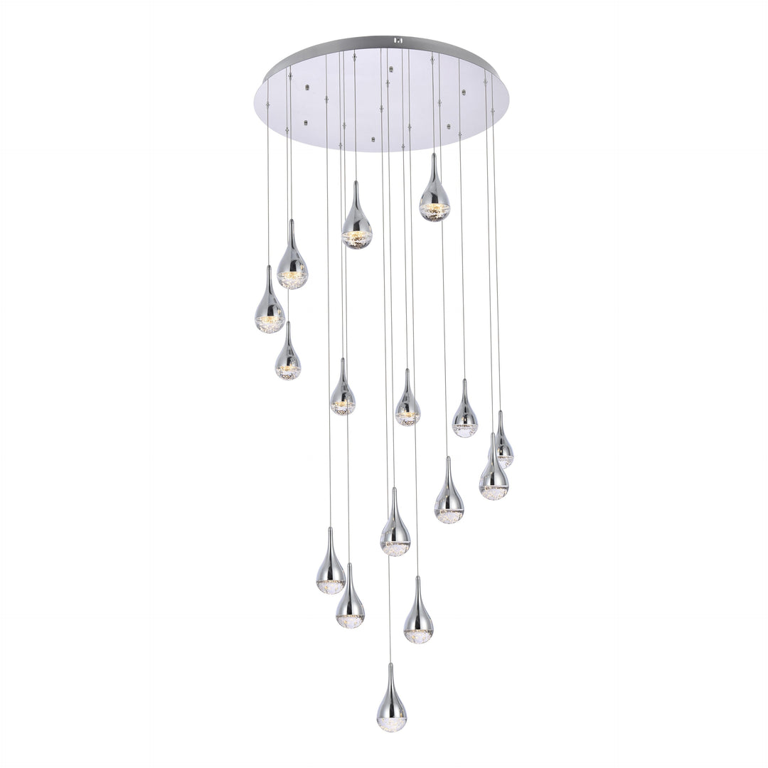 Amherst Chandelier (3816) in Chrome by Elegant