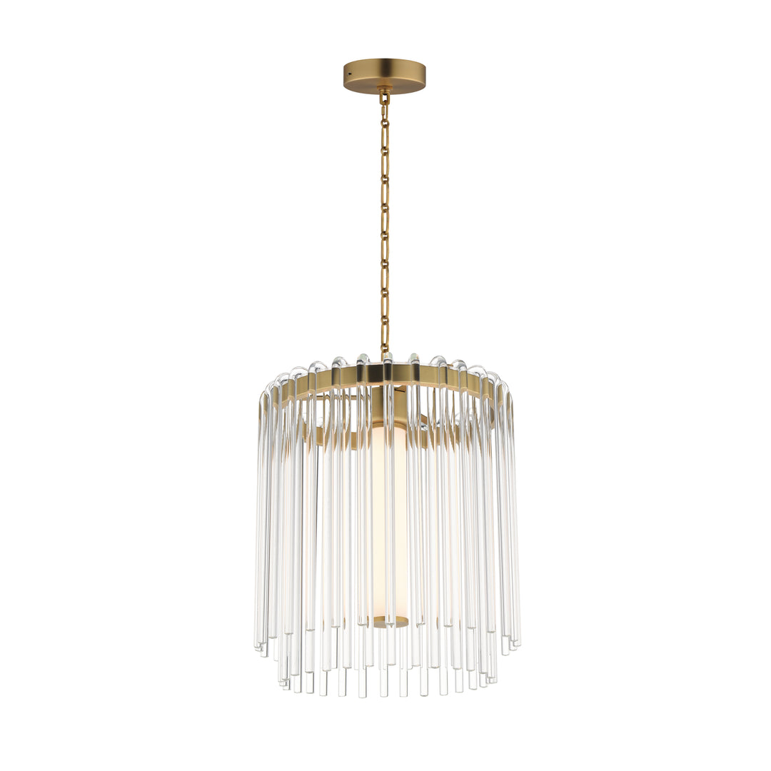 Jolie LED Pendant Natural Aged Brass