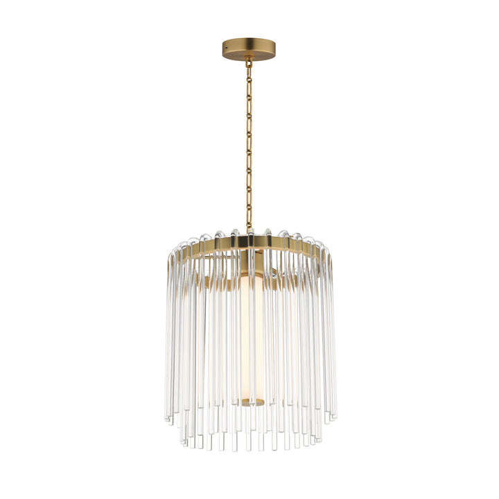Jolie LED Pendant Natural Aged Brass