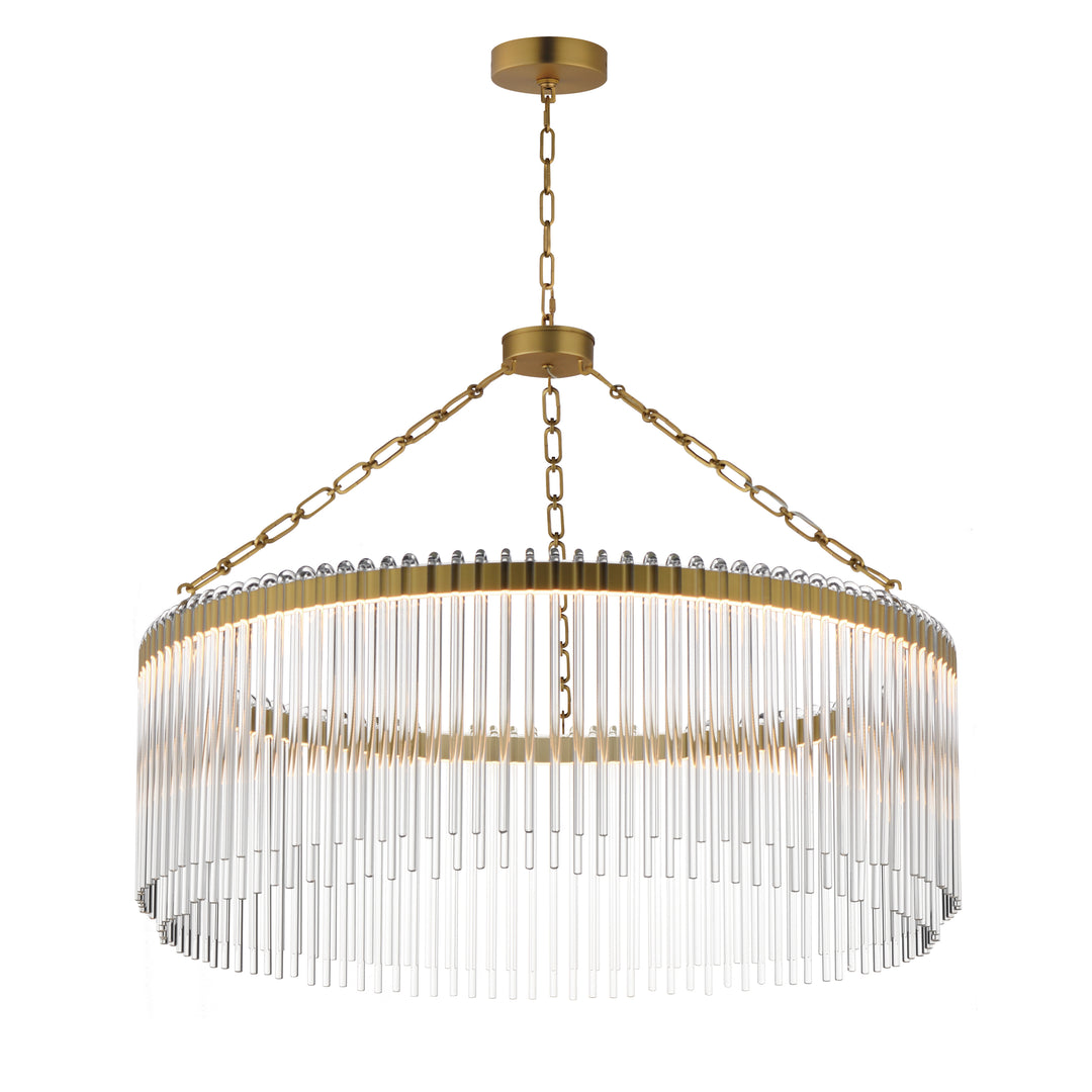 Jolie LED Pendant Natural Aged Brass