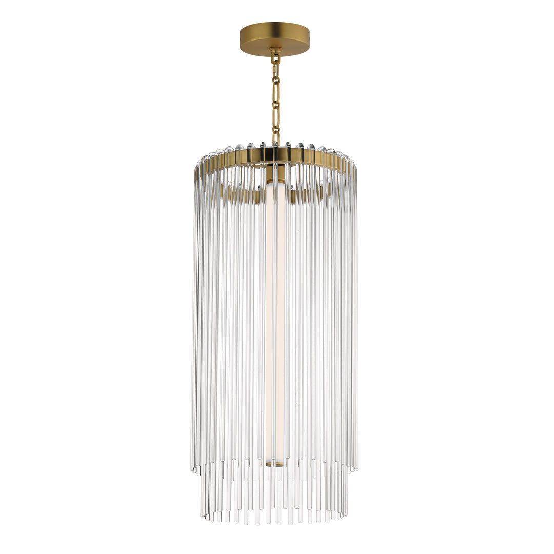 Jolie Foyer Pendant Natural Aged Brass