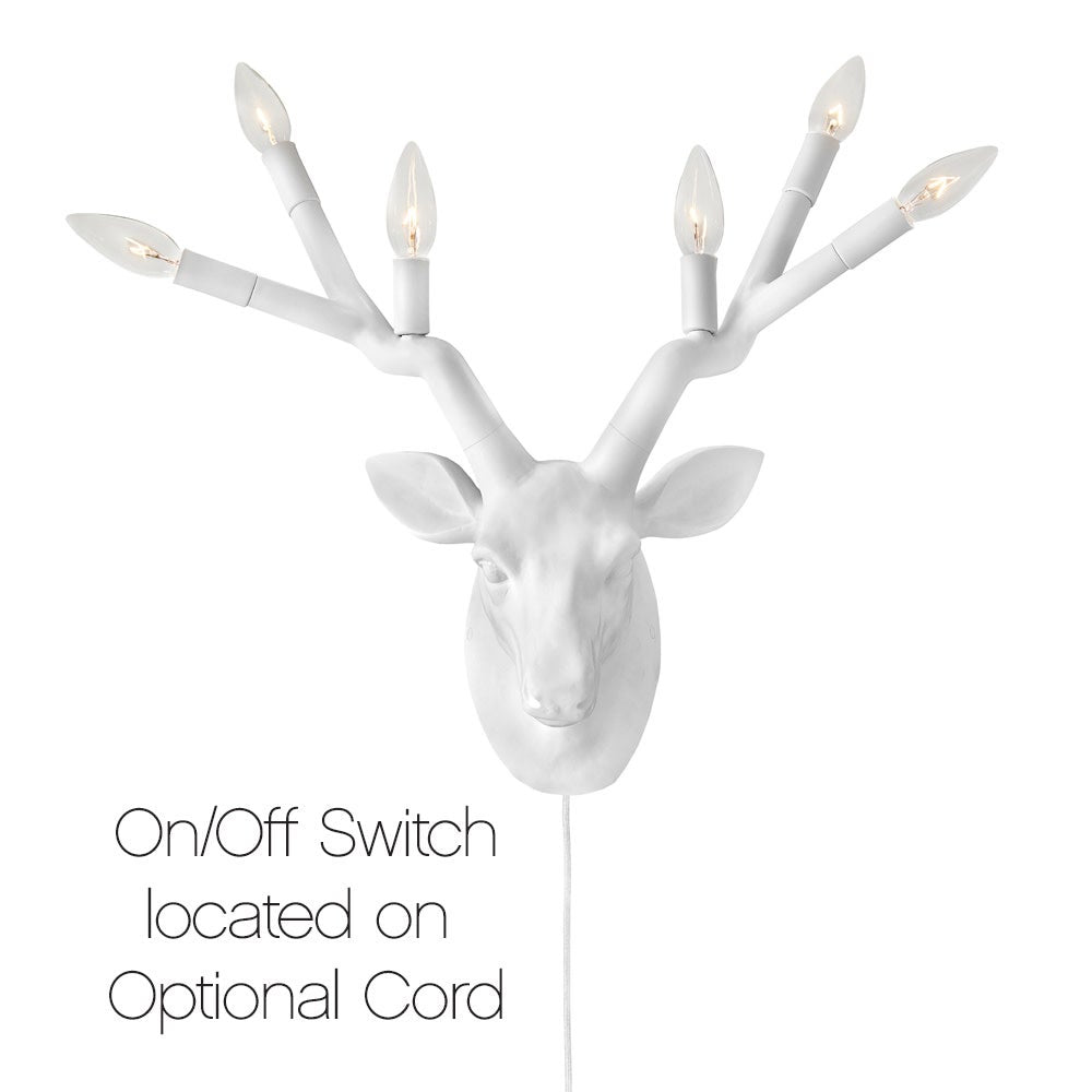 Stag Large Six Light Sconce